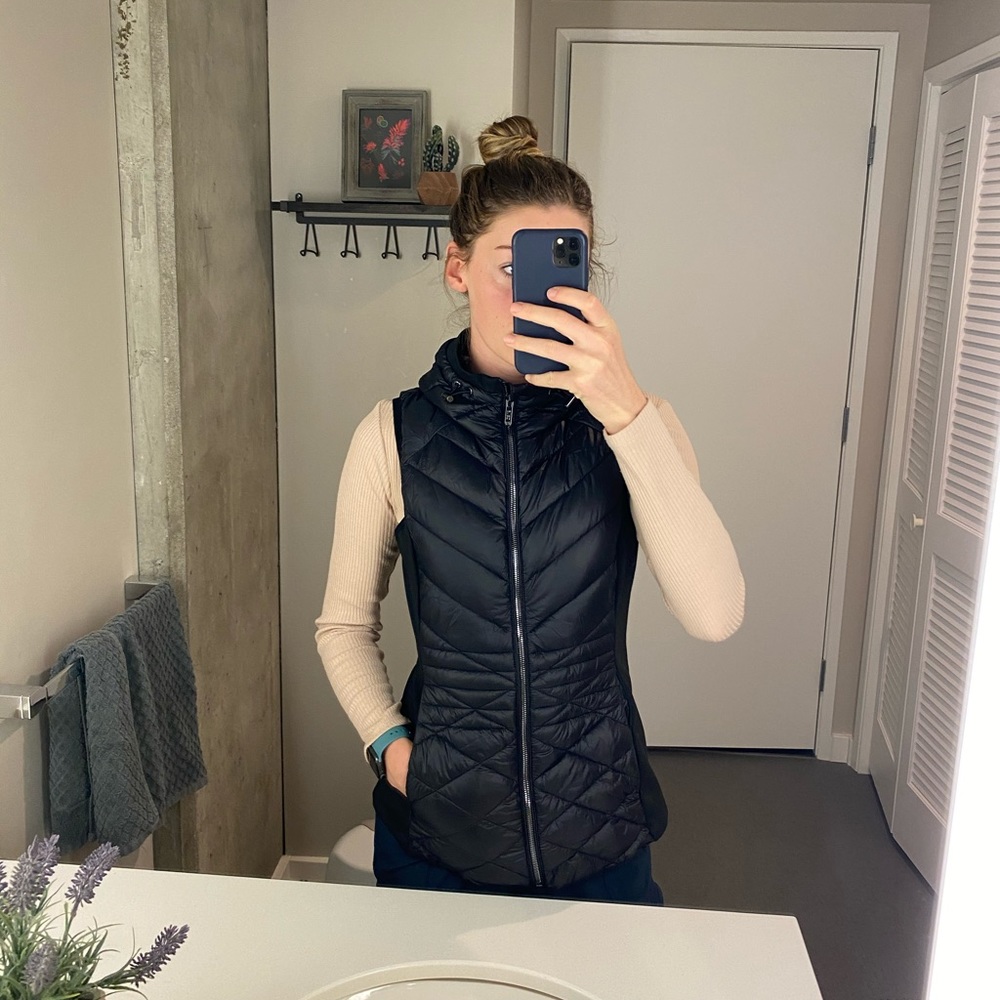 Black Puffy Vest